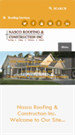 Mobile Screenshot of nascoroofing.com